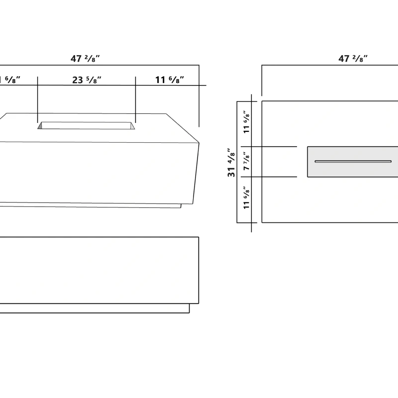 Concrete Fire Pit- Model Manhattan 4