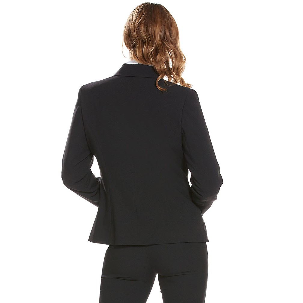 Pierre Cardin Black Dress Jacket / Tailored two-button blazer / Classic & professional