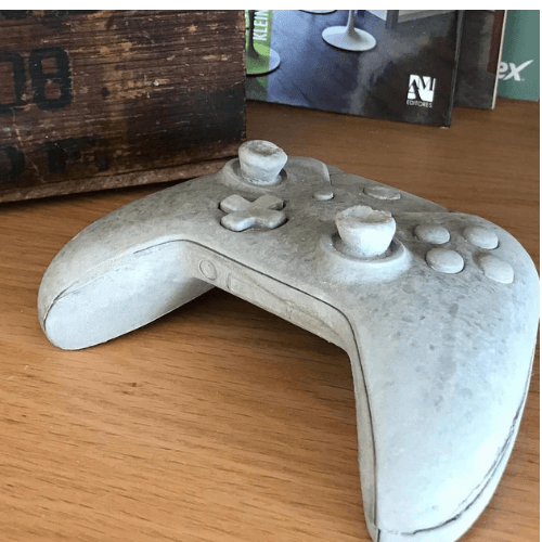 Video Game Control Concrete Ornament Figure