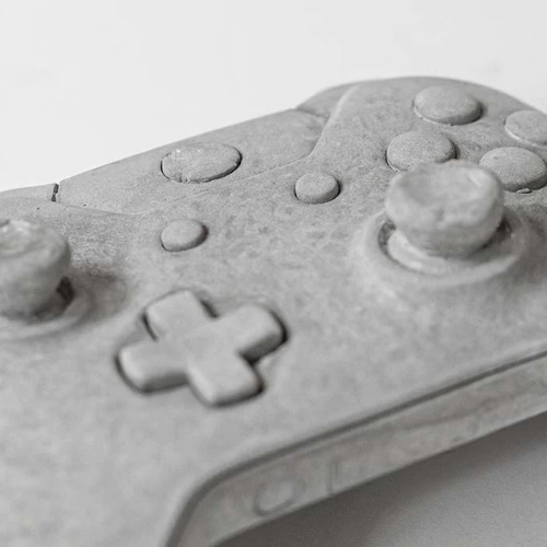 Video Game Control Concrete Ornament Figure