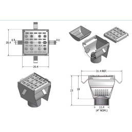 Stainless Steel Drain Bottom Outlet