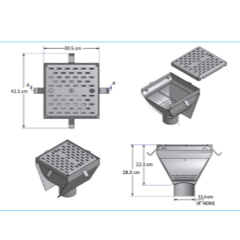 Stainless Steel Drain Bottom