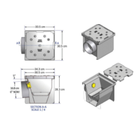 Stainless Steel Drain Side