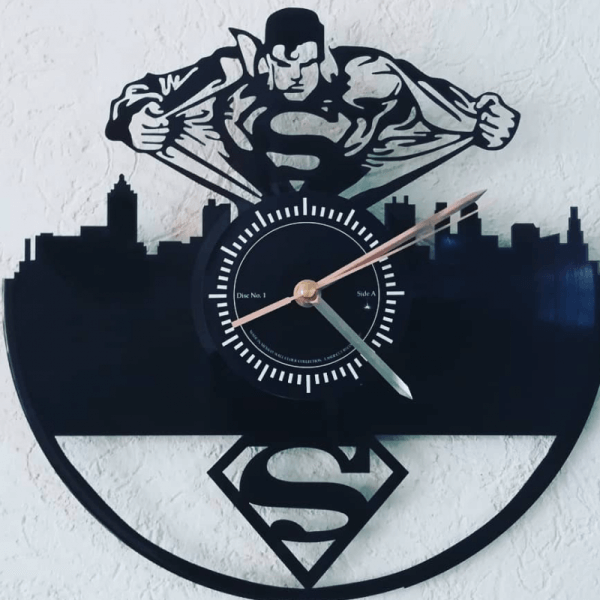 Custom Design Wall Clock Decor SUPERMAN