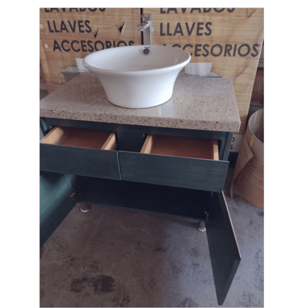 Modern Sink Bathroom with Cabinet Doors