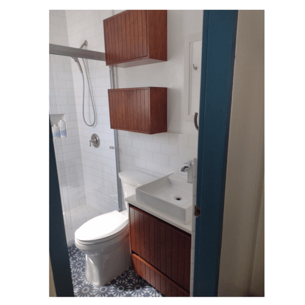 Floating Wooden Bathroom Shelves / Vanity Cabinet / Medicine Cabinet / Under-Sink Cabinet