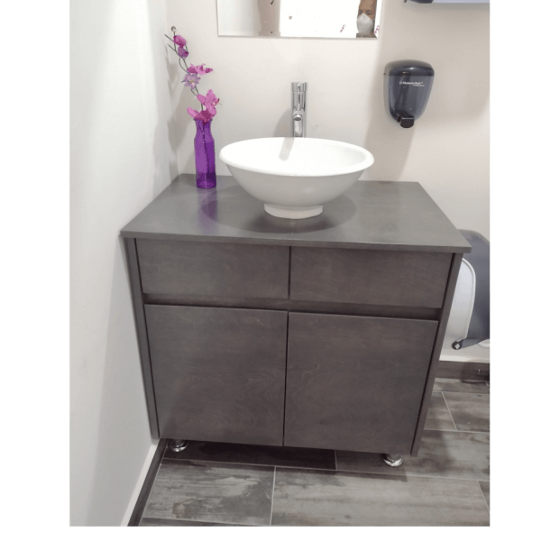 Small Shareable Modern Bathroom Sink / Vanity Cabinet / Bathroom Cabinet / Porcelain Sink /