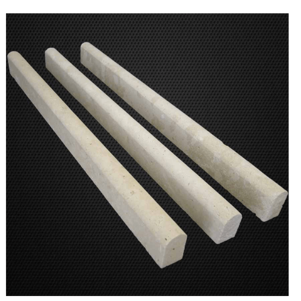 TRAVERTINE MARBLE MOLDINGS, PENCIL MOLDING