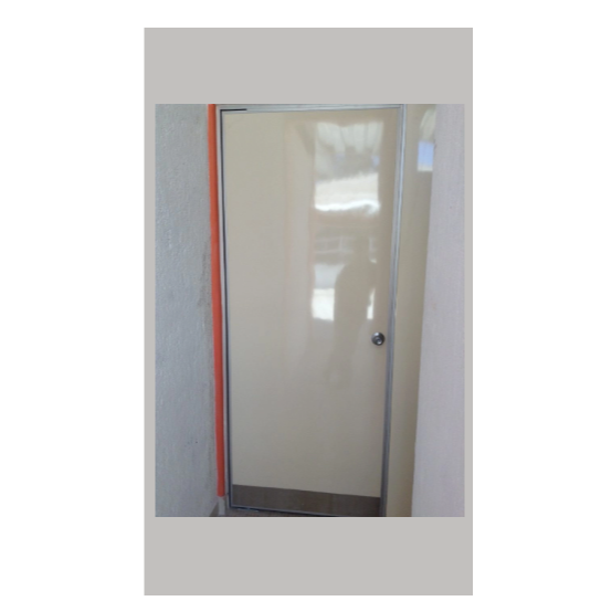 Transparent Laminated Access Door