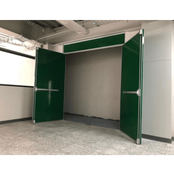 Green Laminated Emergency Exit Doors