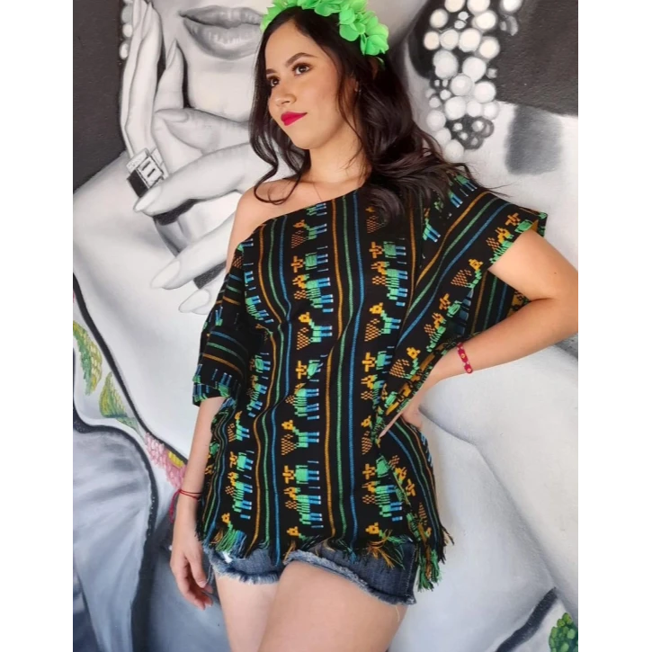 Mexican themed loose blouse